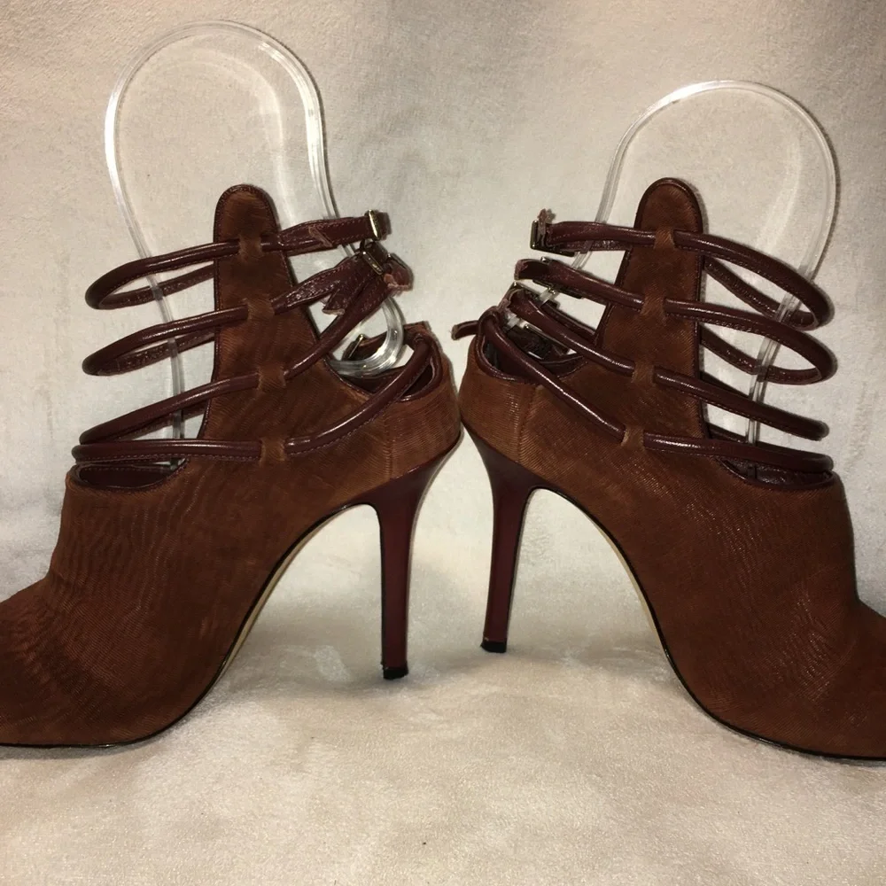 Camilla Skovgaard Leather Strap Heels - Picture 4 of 8